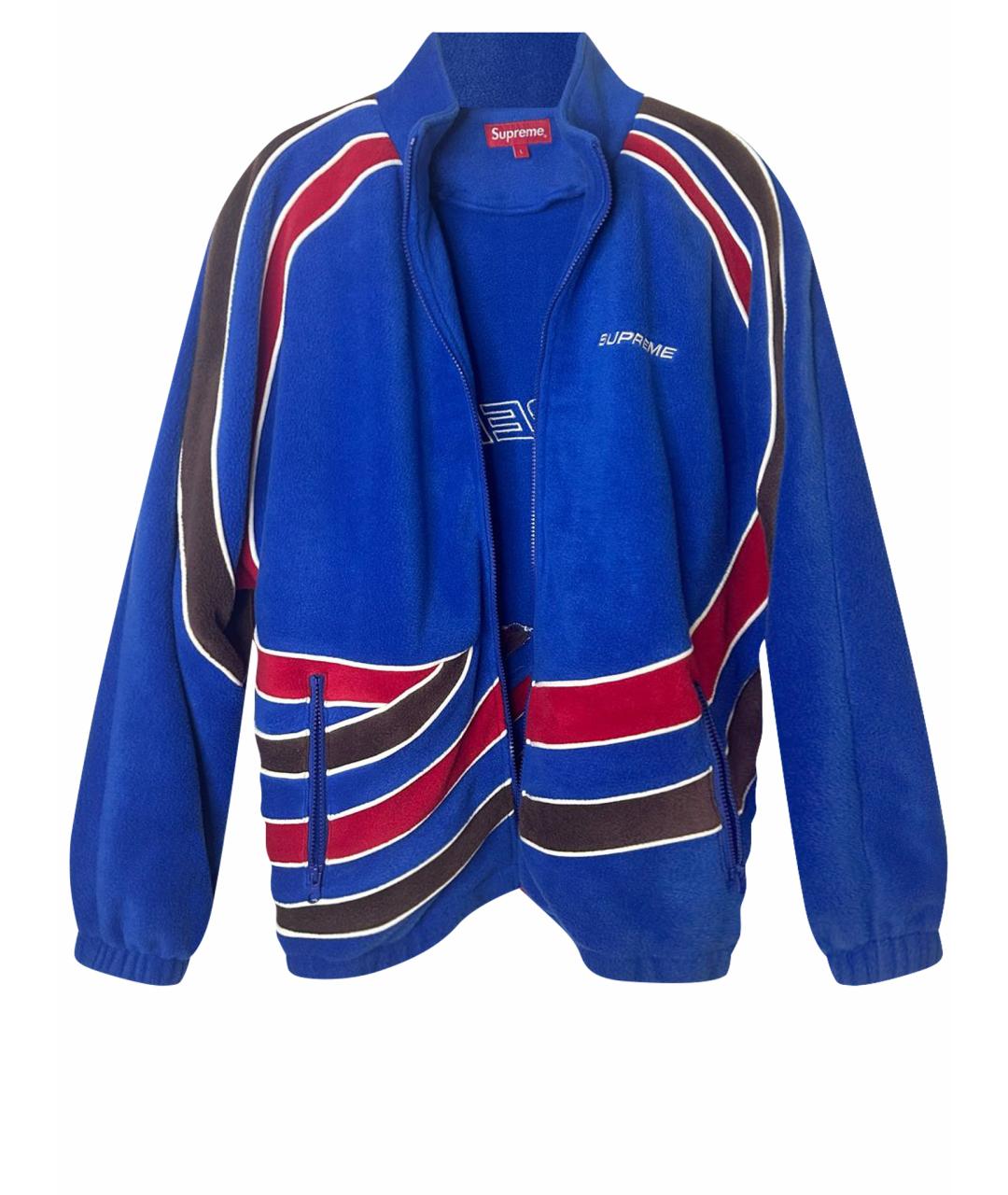 SUPREME Синяя спортивная куртка, фото 1