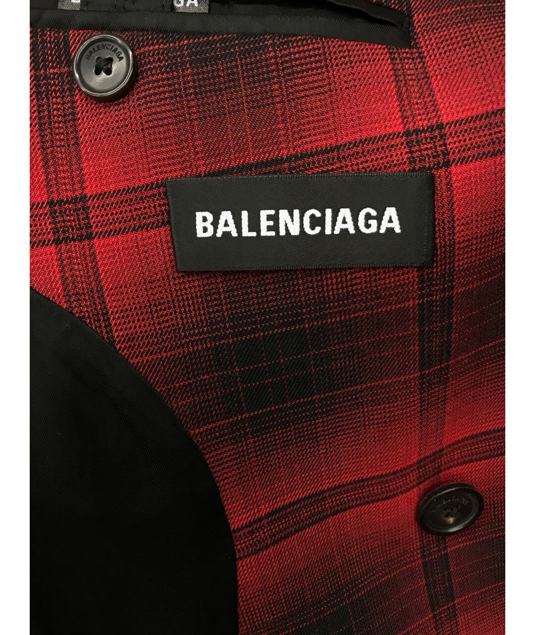 BALENCIAGA Бордовое пальто, фото 7