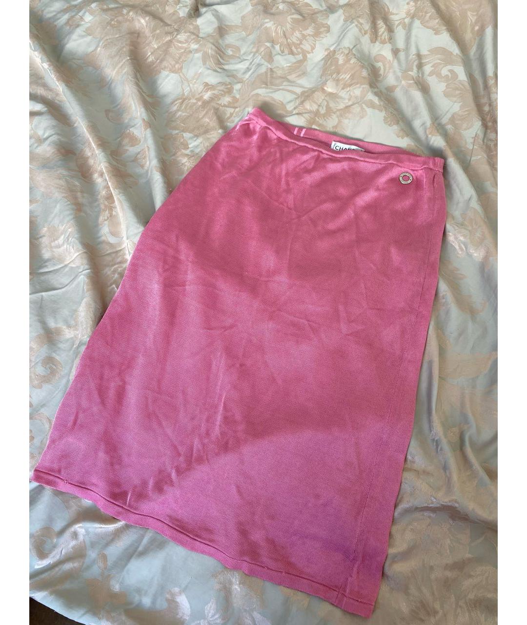 CHANEL PRE-OWNED Розовый костюм с юбками, фото 3