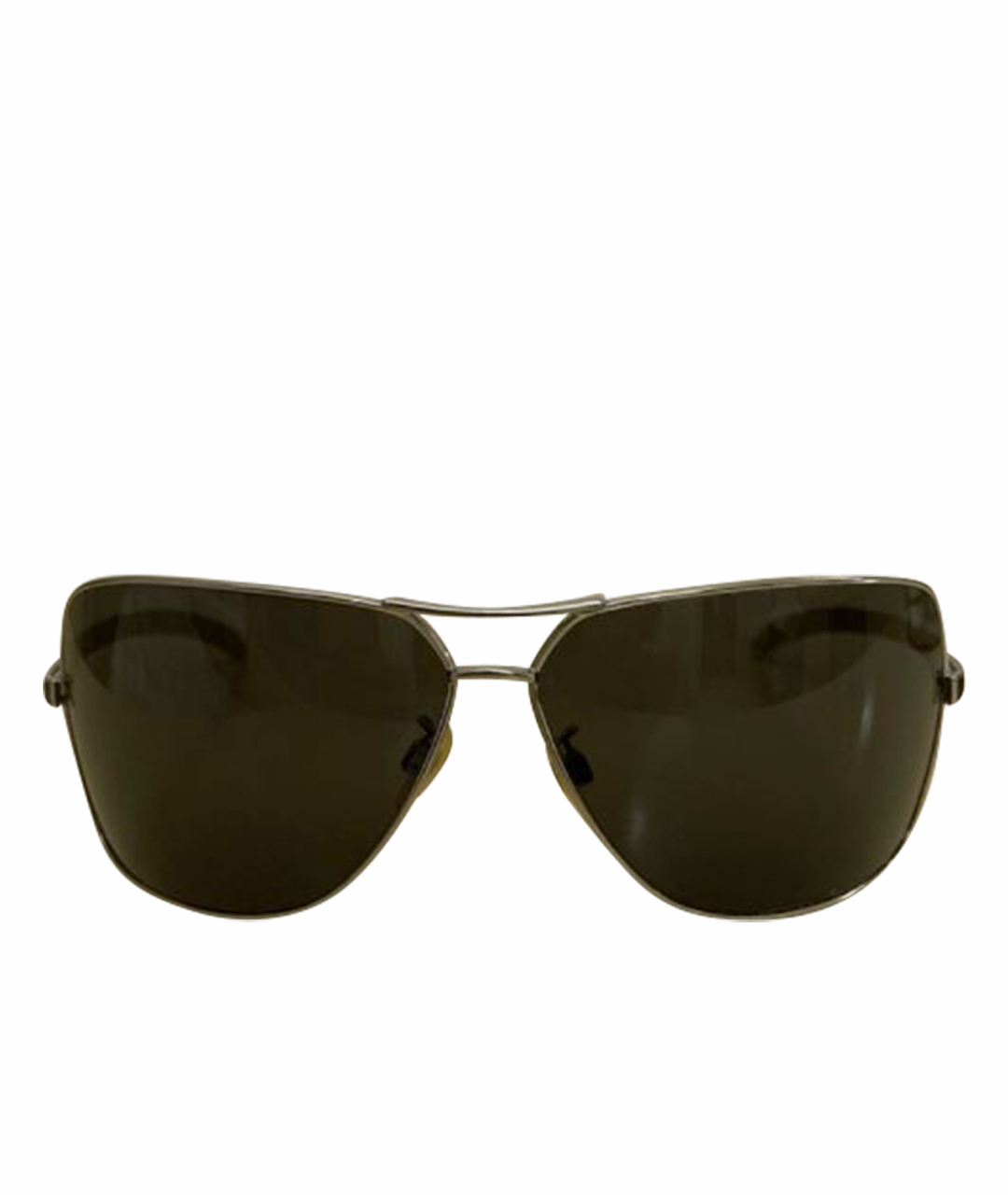 CHANEL PRE-OWNED Черные металлические солнцезащитные очки, фото 1