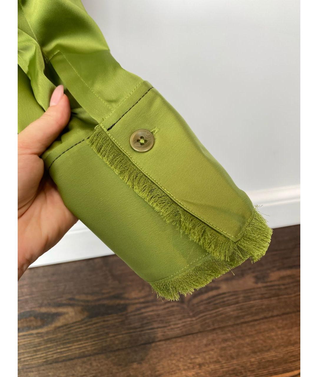 PROENZA SCHOULER Зеленая полиэстеровая блузы, фото 4