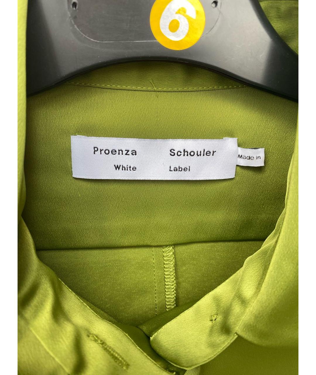 PROENZA SCHOULER Зеленая полиэстеровая блузы, фото 3