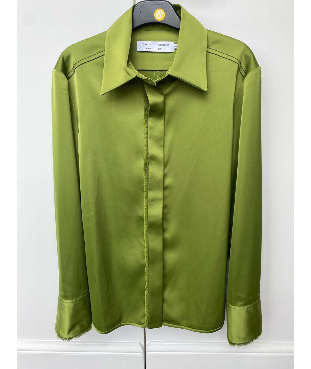 PROENZA SCHOULER Зеленая полиэстеровая блузы, фото 8