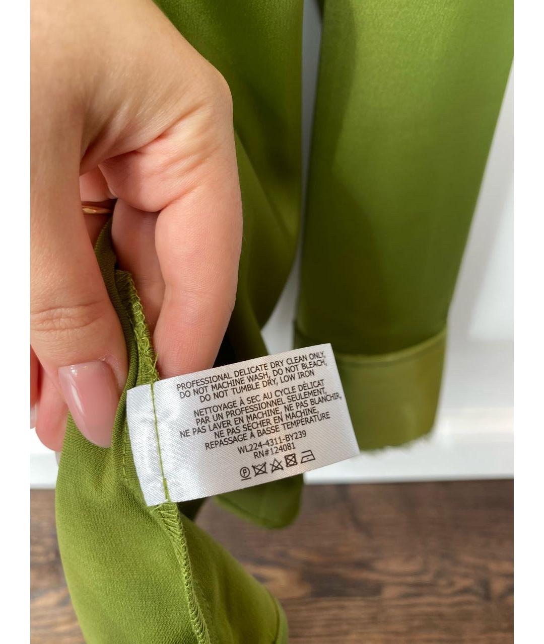 PROENZA SCHOULER Зеленая полиэстеровая блузы, фото 7