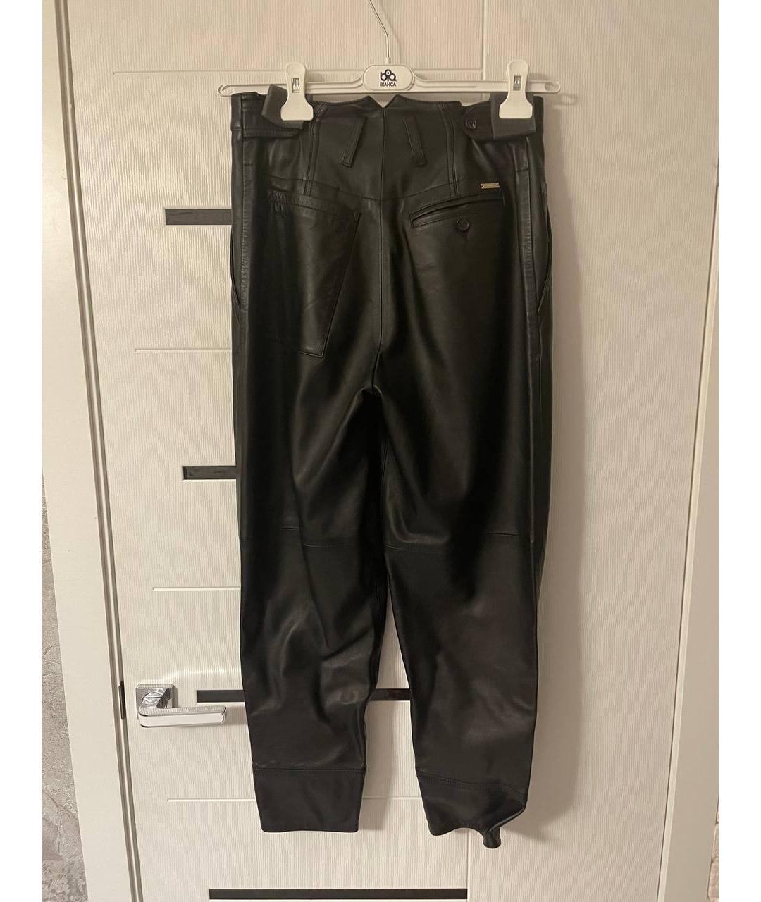 DSQUARED2 Черные прямые брюки, фото 2