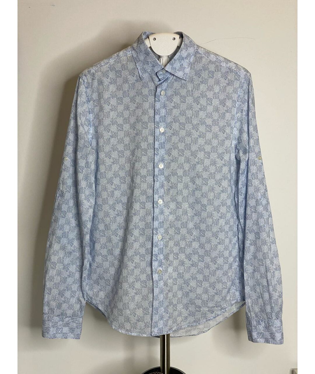 LOUIS VUITTON PRE-OWNED Голубая хлопковая классическая рубашка, фото 9