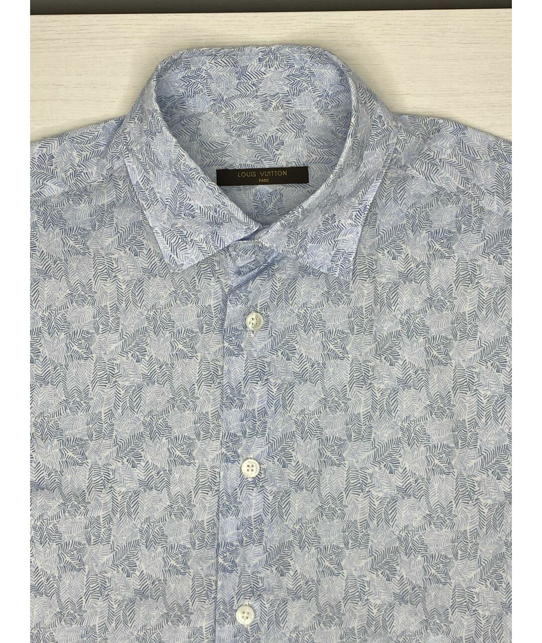 LOUIS VUITTON PRE-OWNED Голубая хлопковая классическая рубашка, фото 3