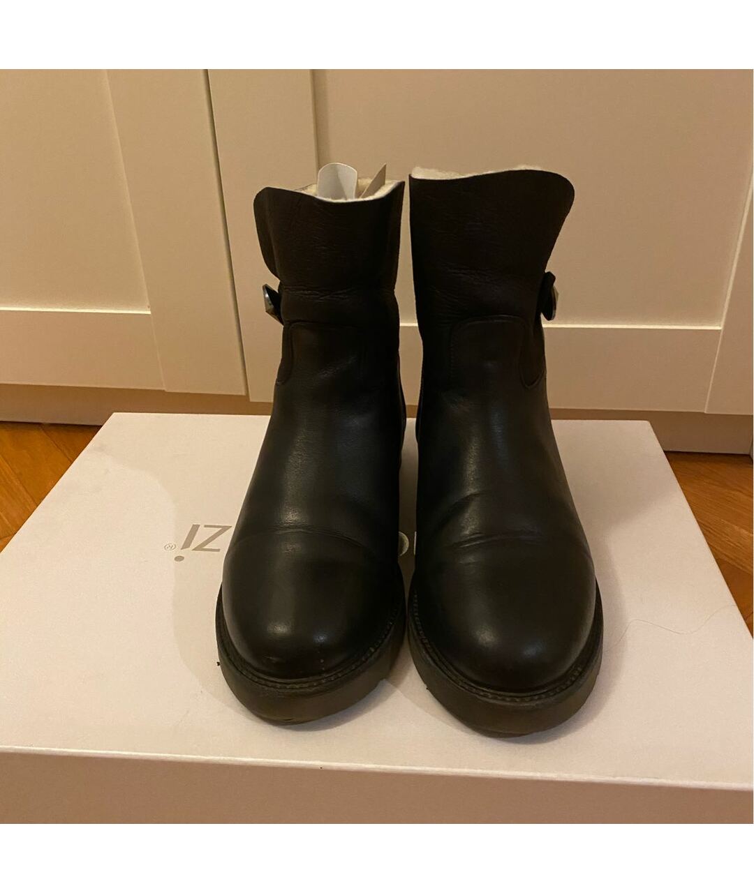 NANDO MUZI Черные кожаные ботинки, фото 2