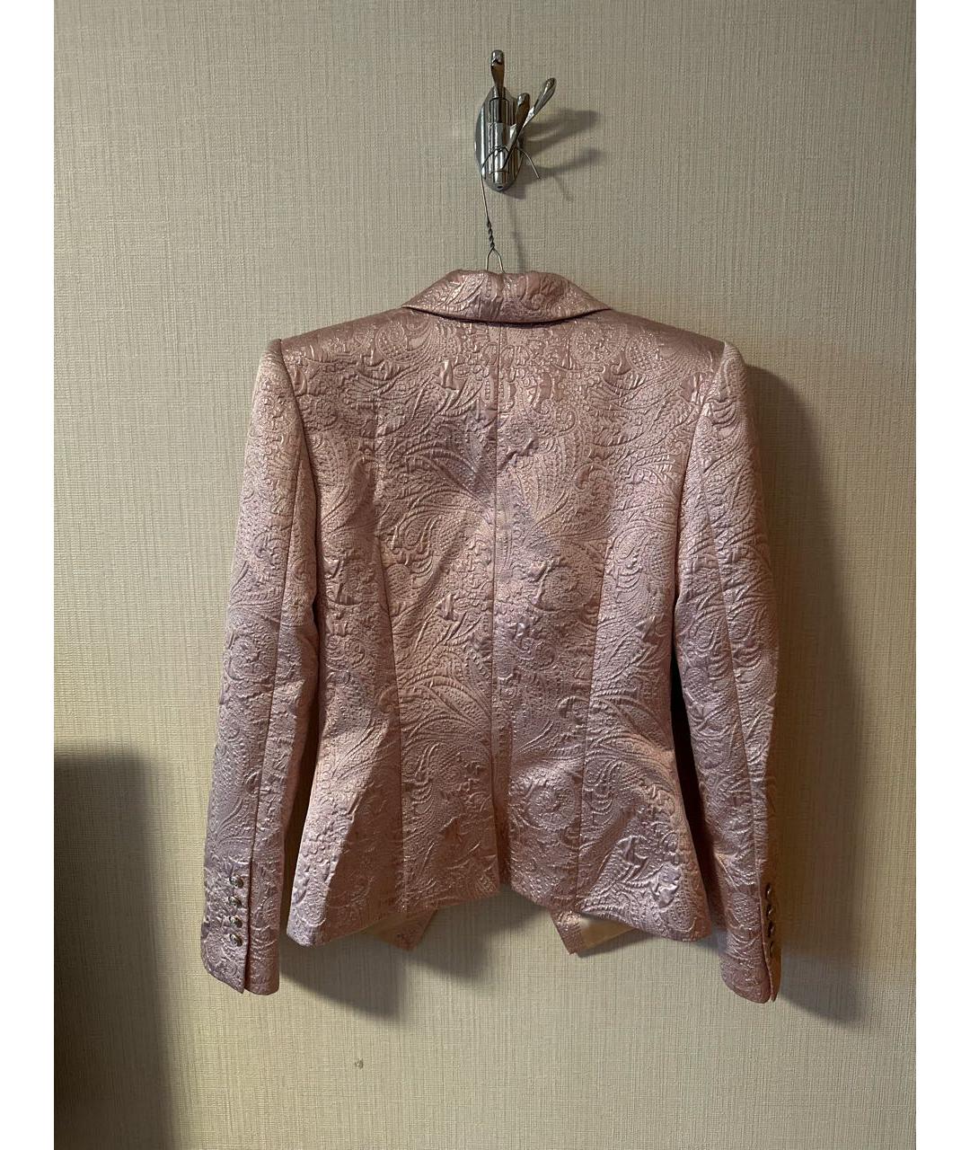 A LA RUSSE Розовый полиэстеровый жакет/пиджак, фото 2