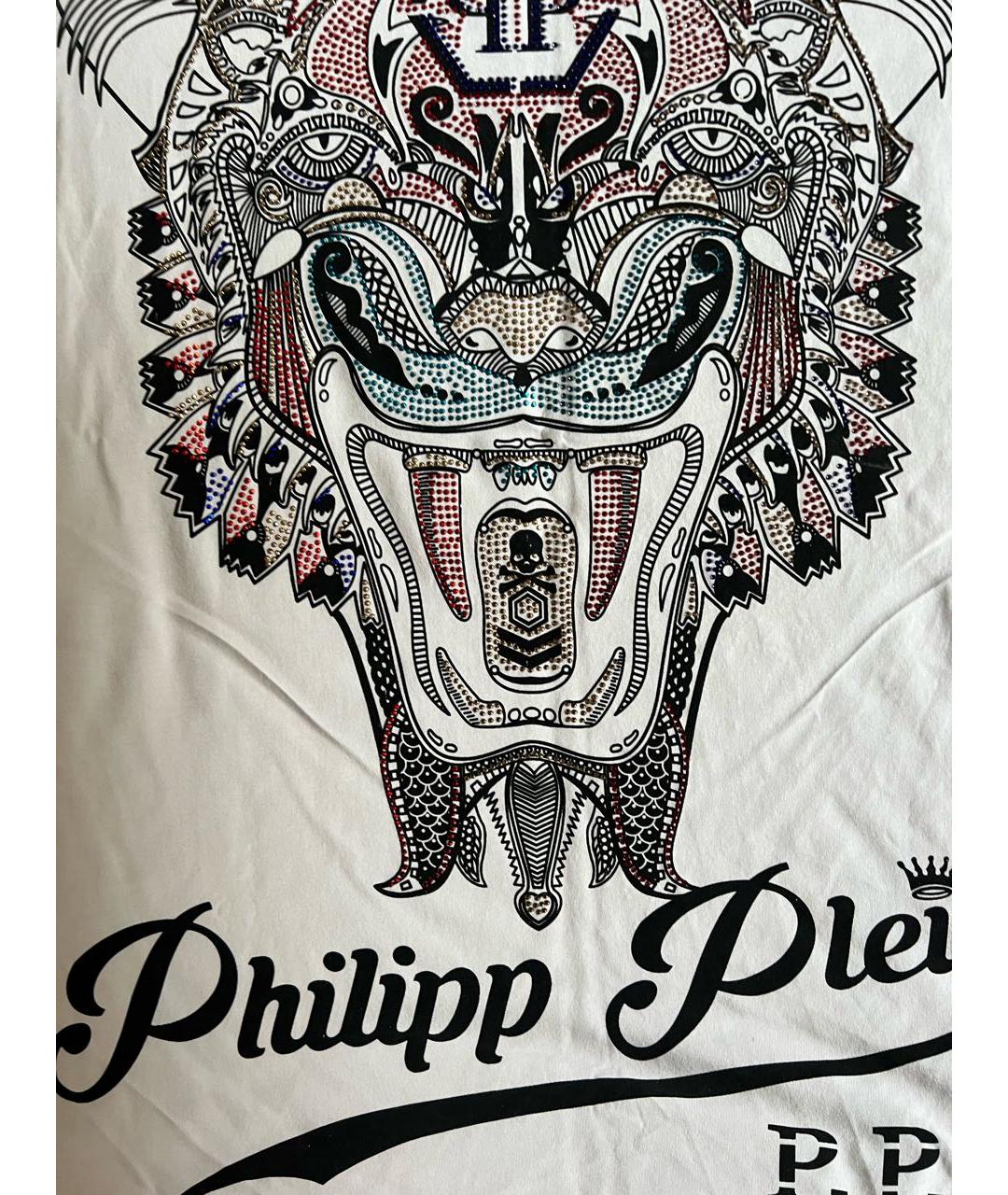 PHILIPP PLEIN Хлопко-эластановая футболка, фото 2