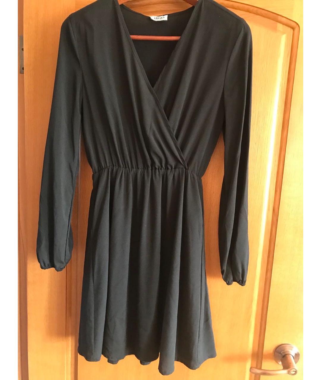 LIU JO Черное повседневное платье, фото 3