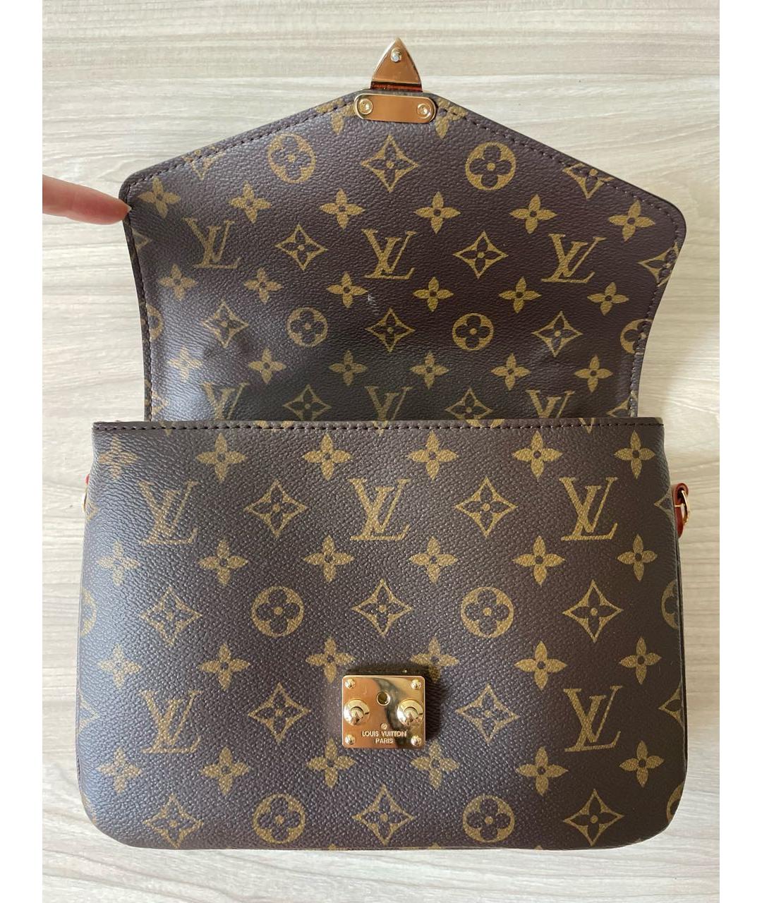 LOUIS VUITTON Коричневая сумка через плечо, фото 8