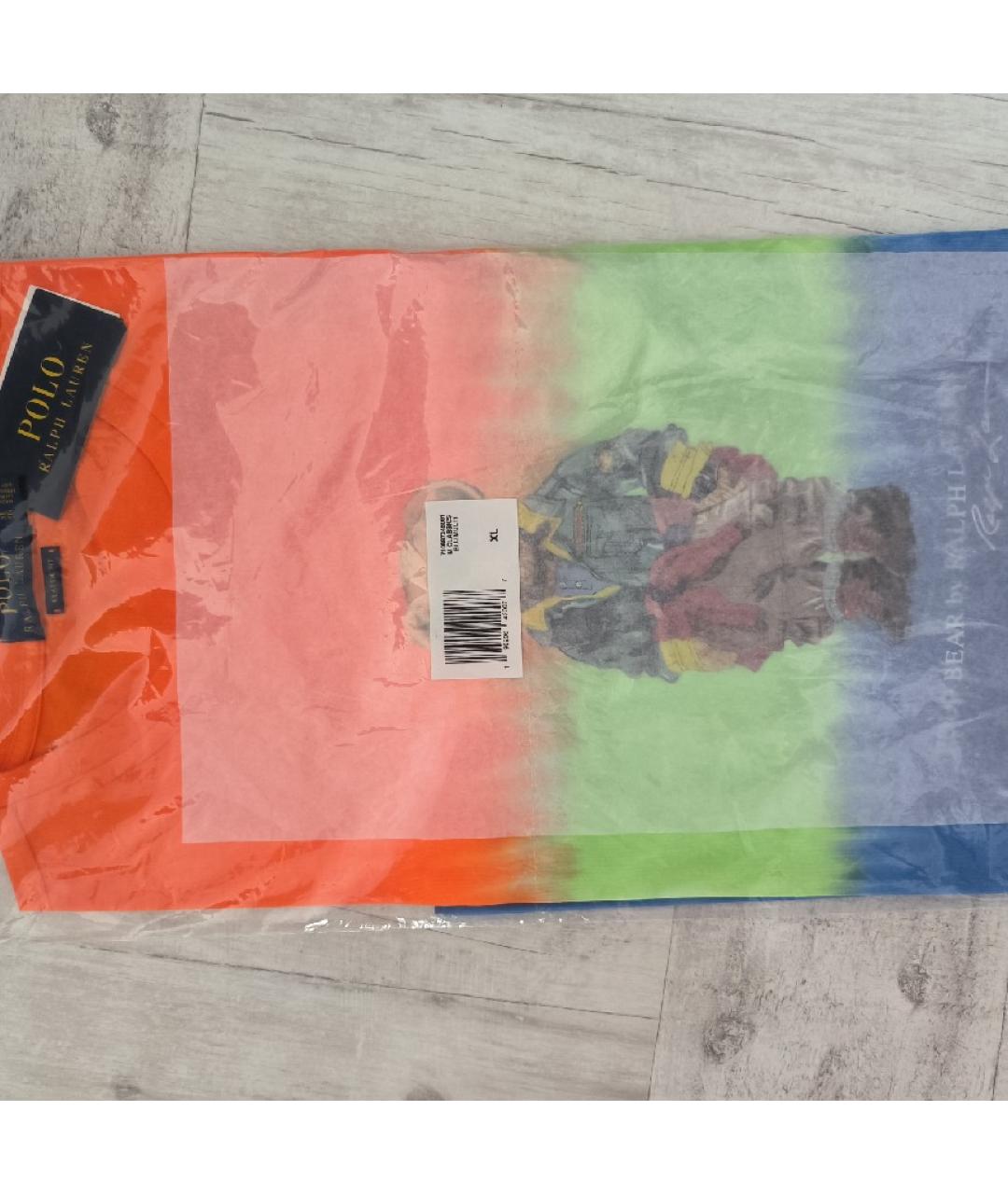 POLO RALPH LAUREN Мульти хлопковая футболка, фото 9