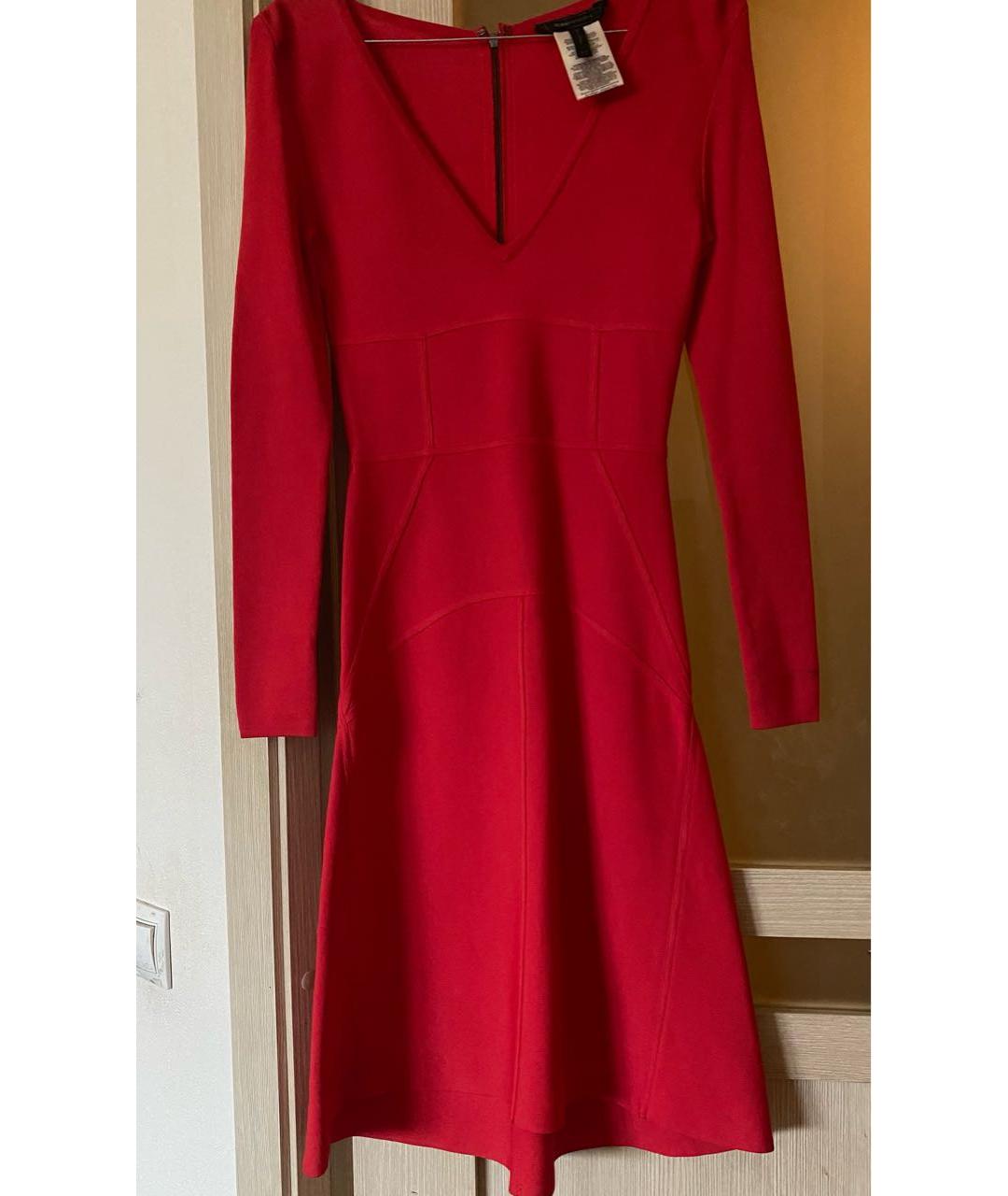 BCBG MAXAZRIA Красное коктейльное платье, фото 6
