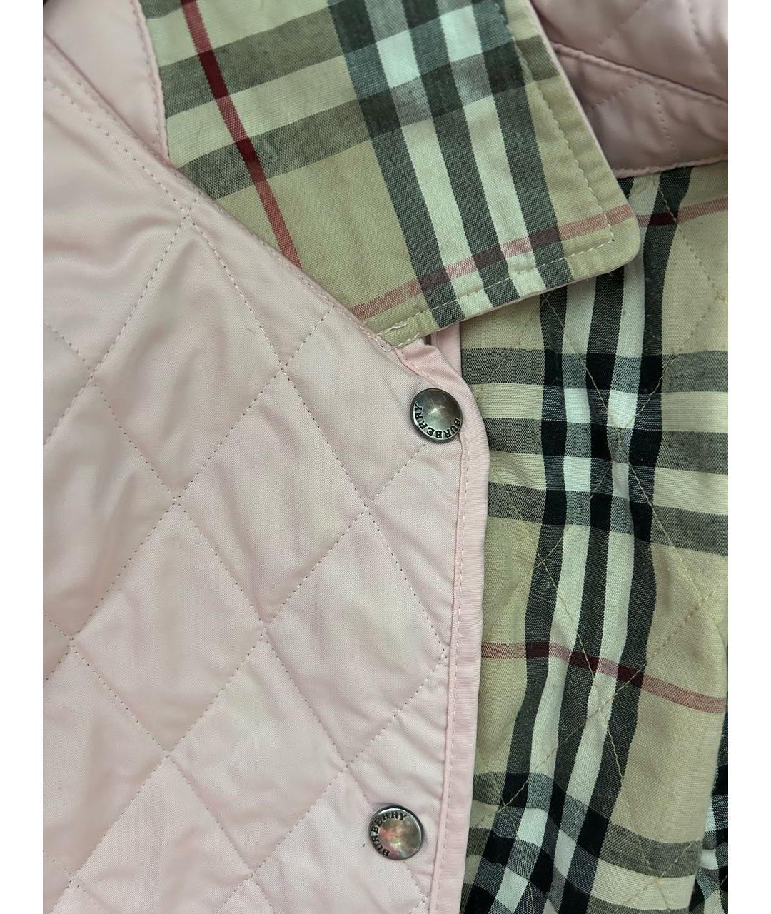 BURBERRY Розовая куртка, фото 5