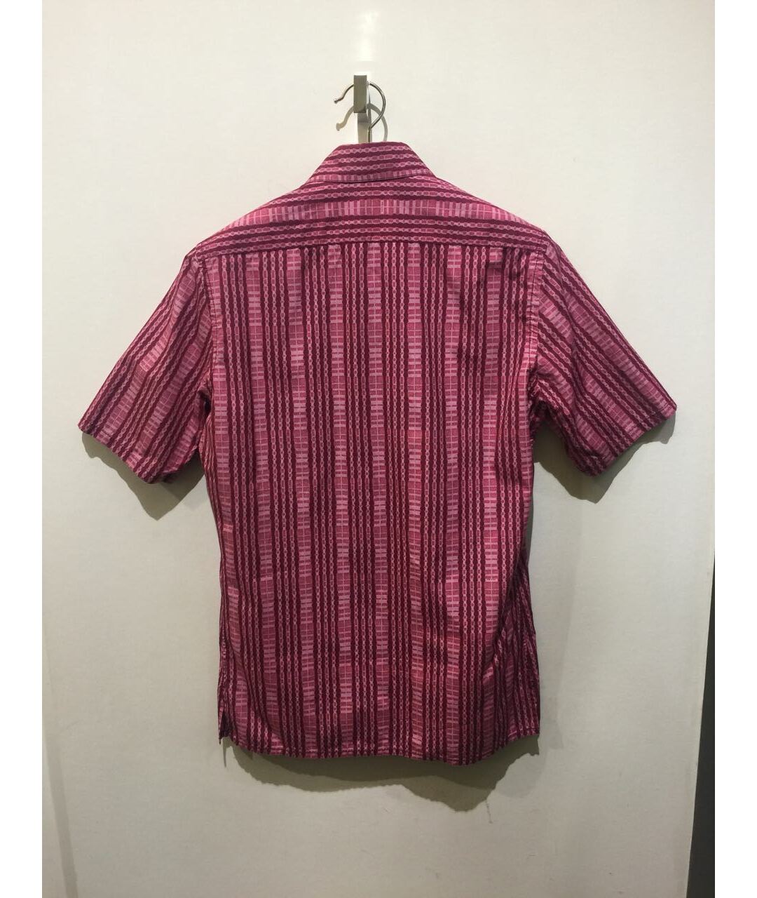 PRADA Бордовая хлопковая кэжуал рубашка, фото 2