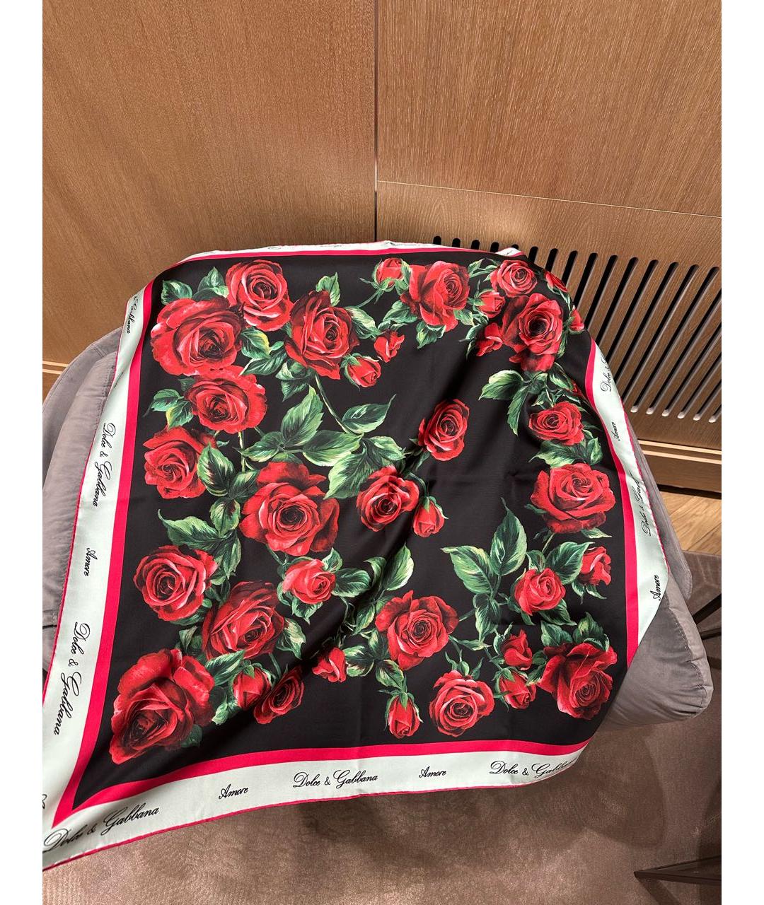 DOLCE&GABBANA Мульти шелковый платок, фото 6