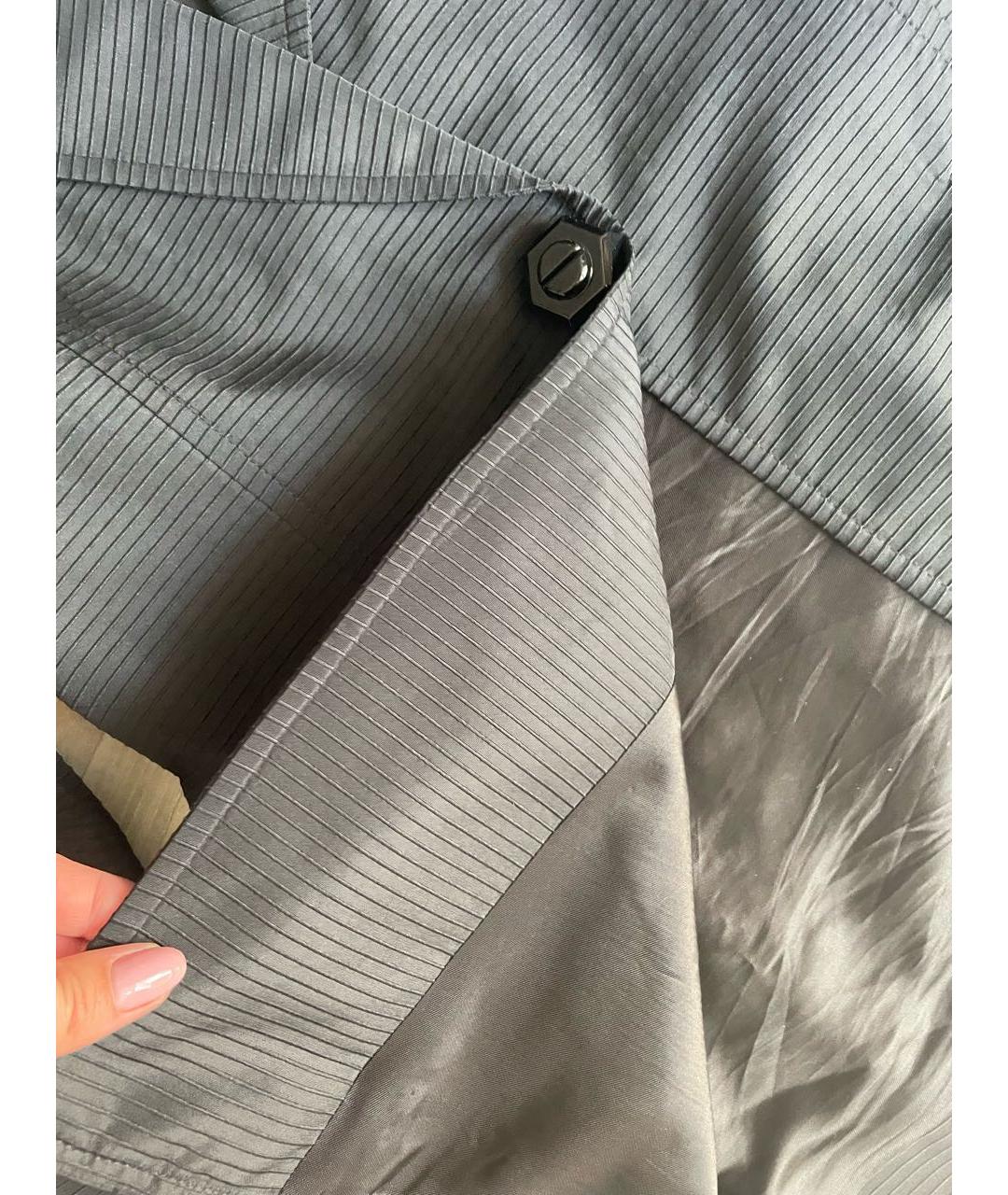 GIANFRANCO FERRE Черный синтетический жакет/пиджак, фото 5