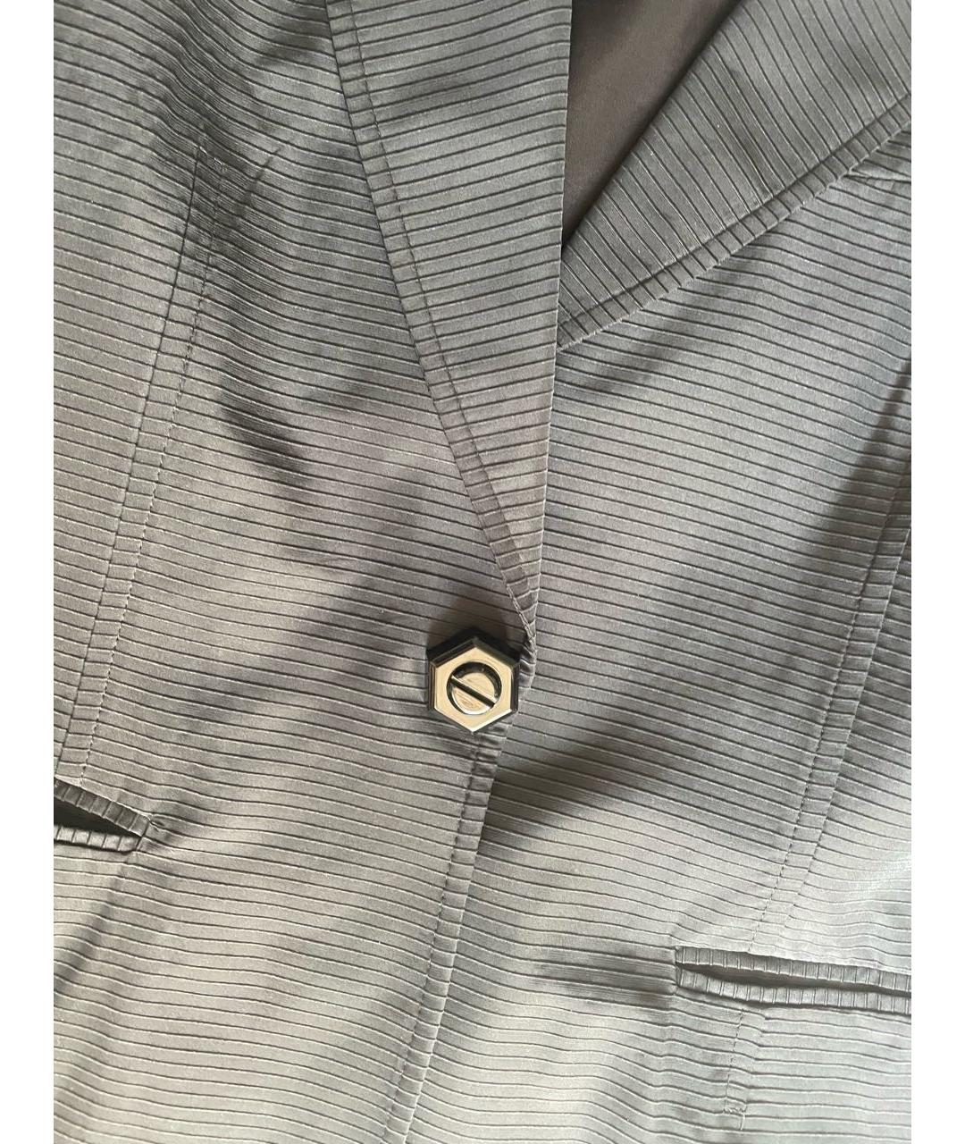 GIANFRANCO FERRE Черный синтетический жакет/пиджак, фото 4