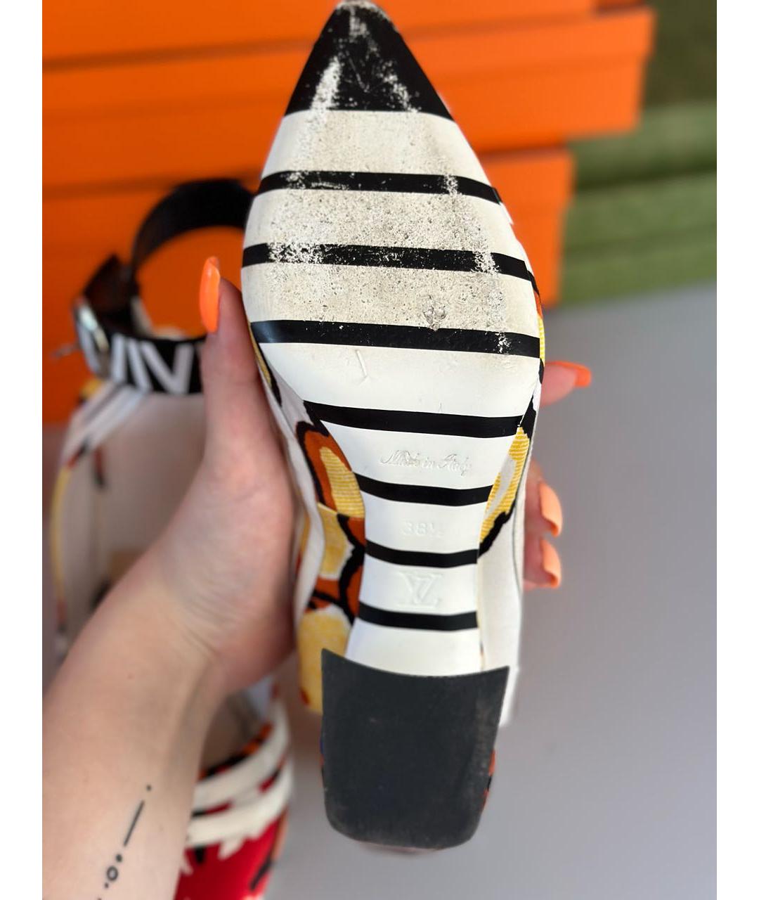LOUIS VUITTON Мульти туфли, фото 7
