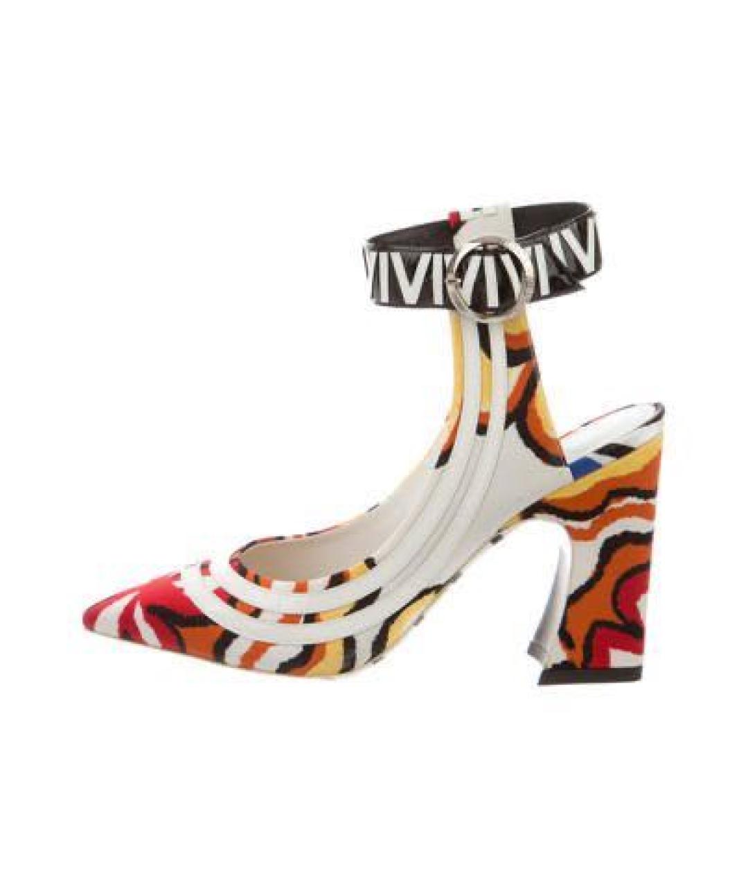 LOUIS VUITTON Мульти туфли, фото 9