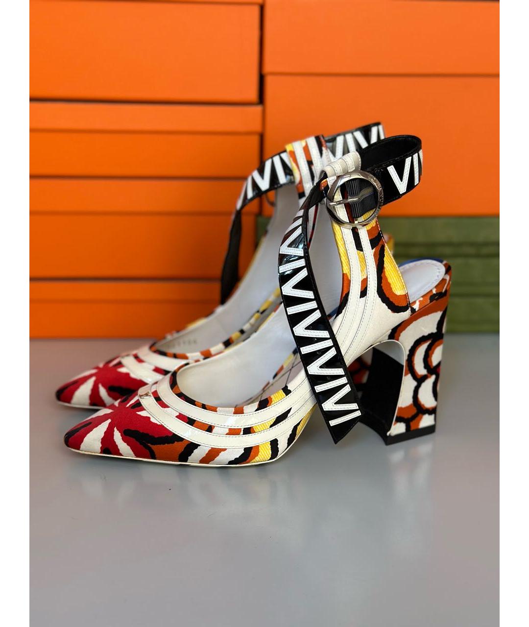 LOUIS VUITTON Мульти туфли, фото 2