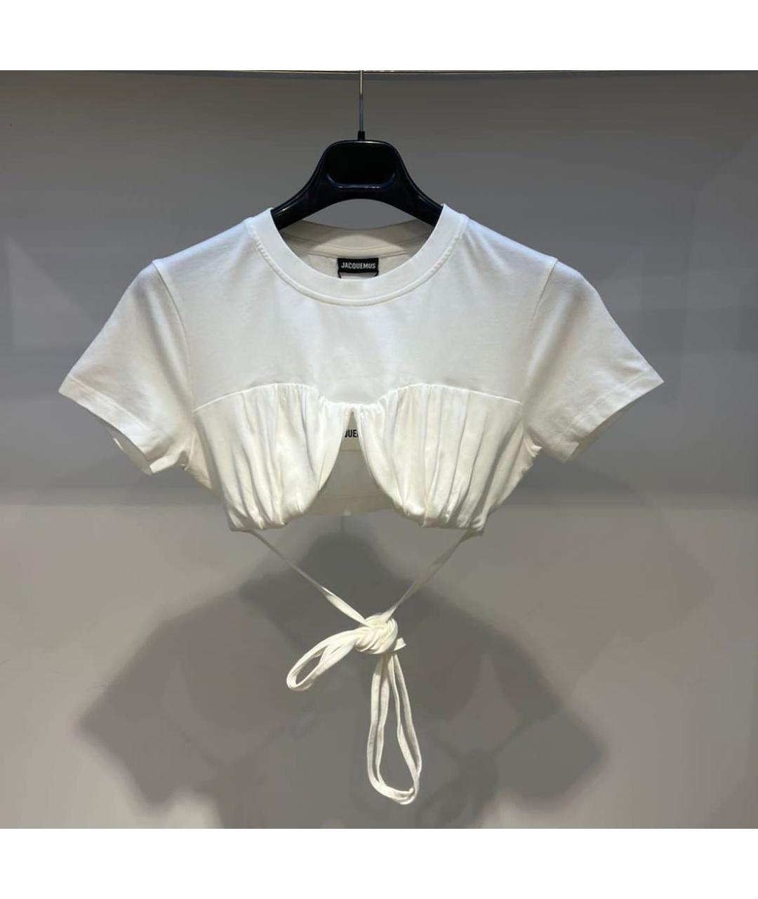 JACQUEMUS Белая футболка, фото 2