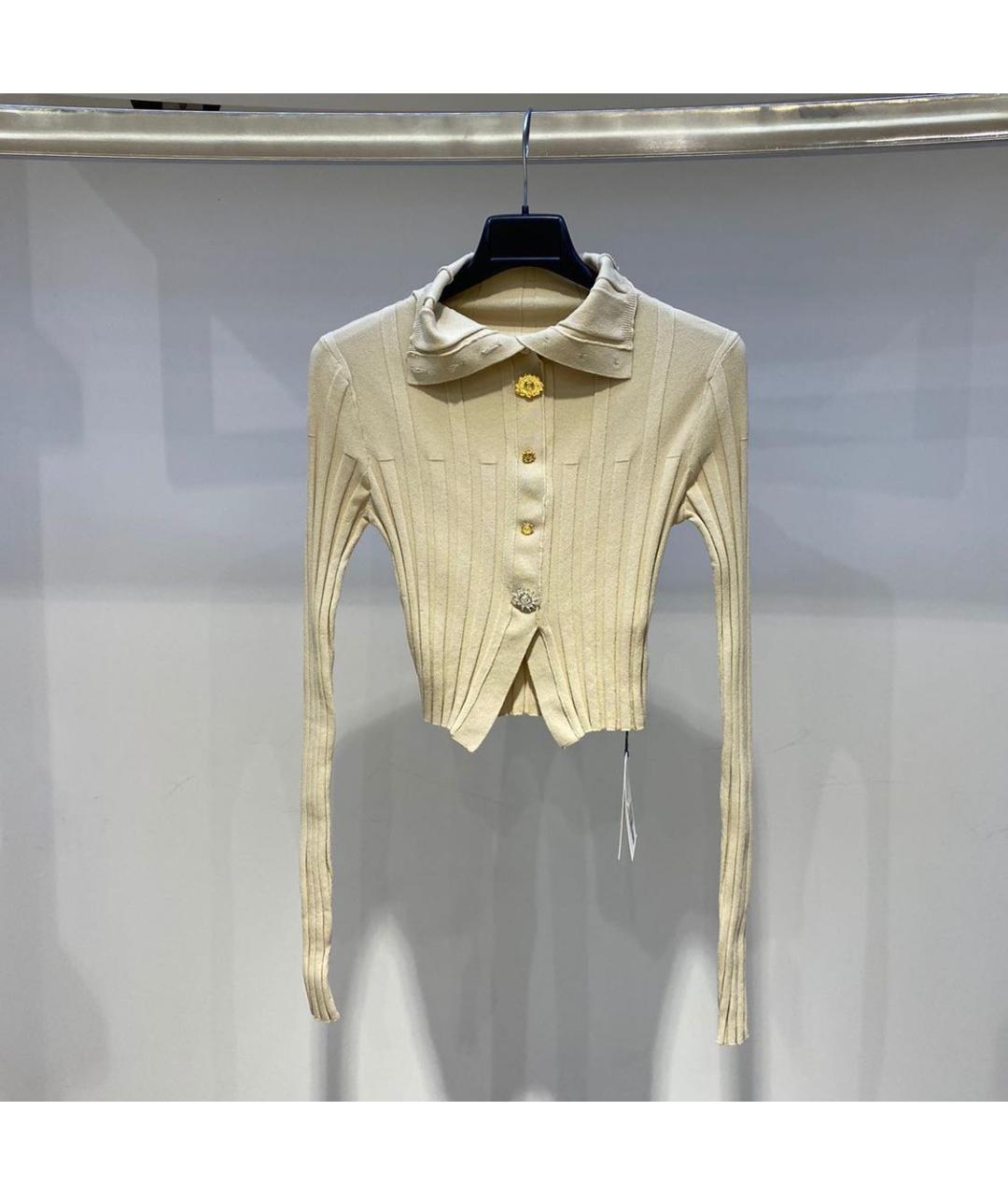 JACQUEMUS Бежевый кардиган, фото 3