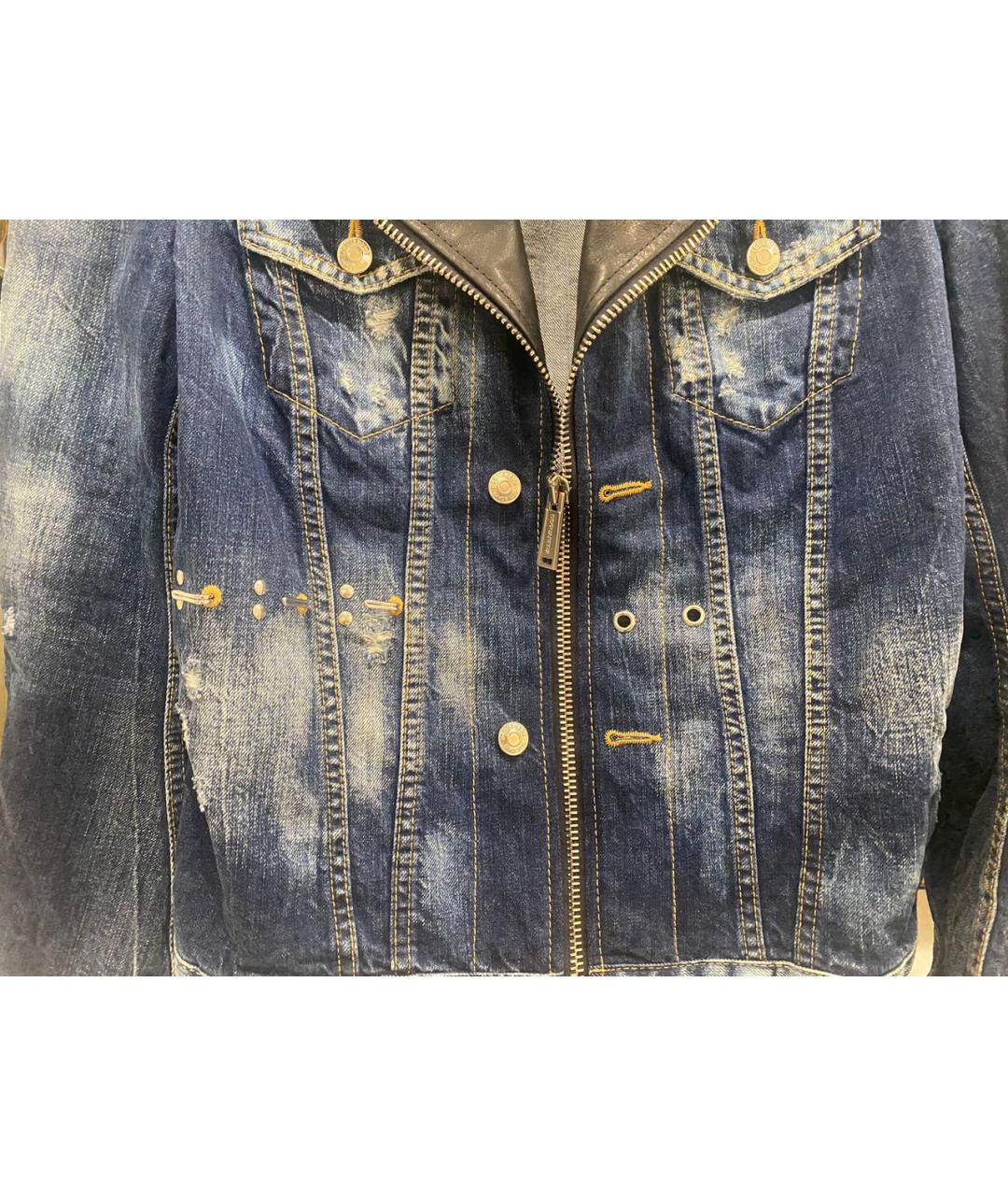 DSQUARED2 Темно-синяя куртка, фото 6