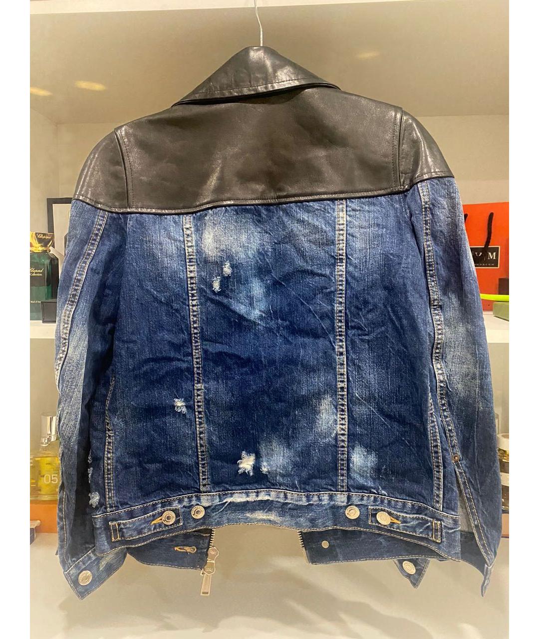 DSQUARED2 Темно-синяя куртка, фото 2