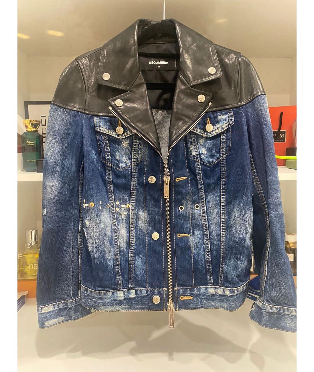 DSQUARED2 Темно-синяя куртка, фото 8