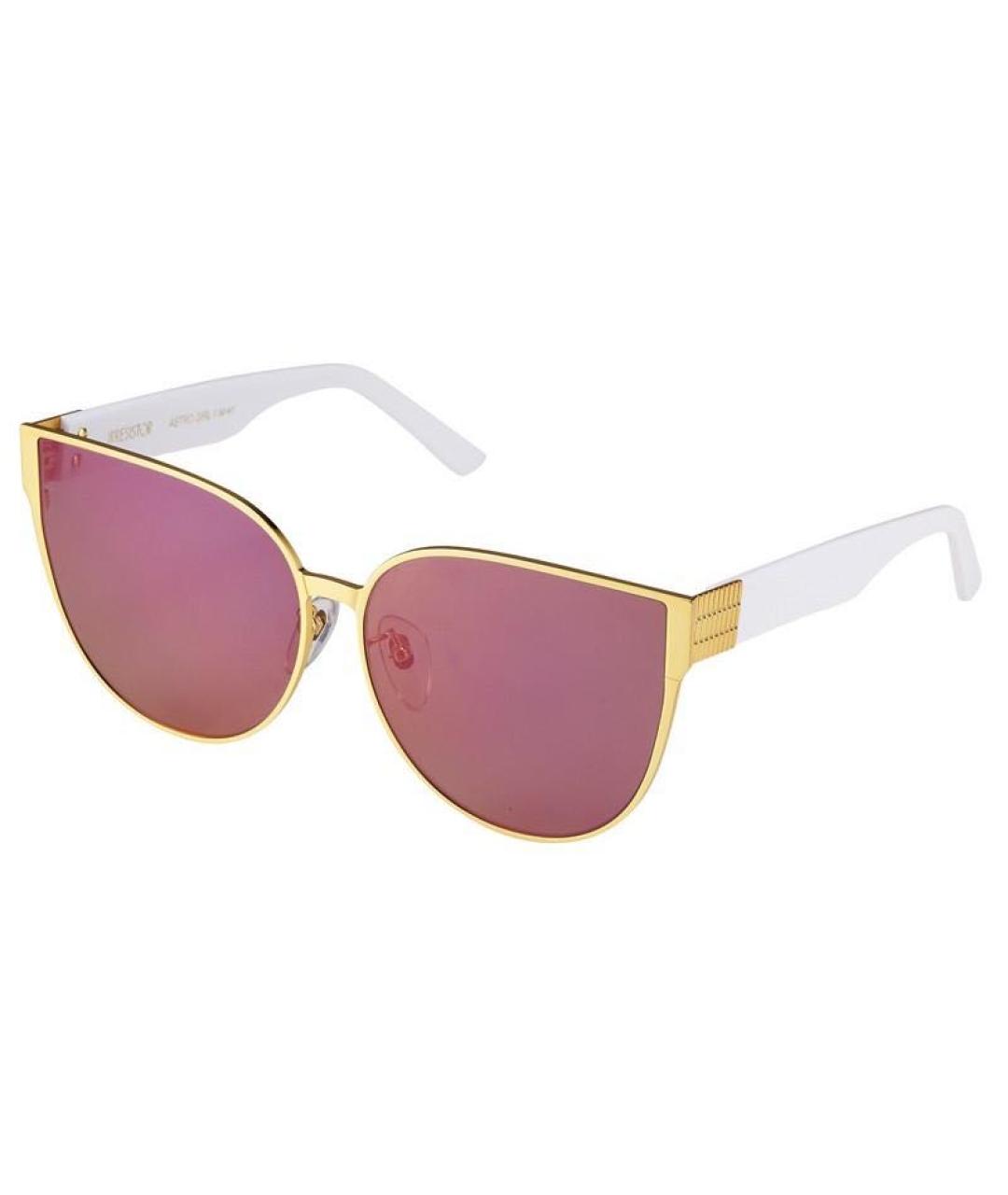 IRRESISTOR Розовые металлические солнцезащитные очки, фото 1
