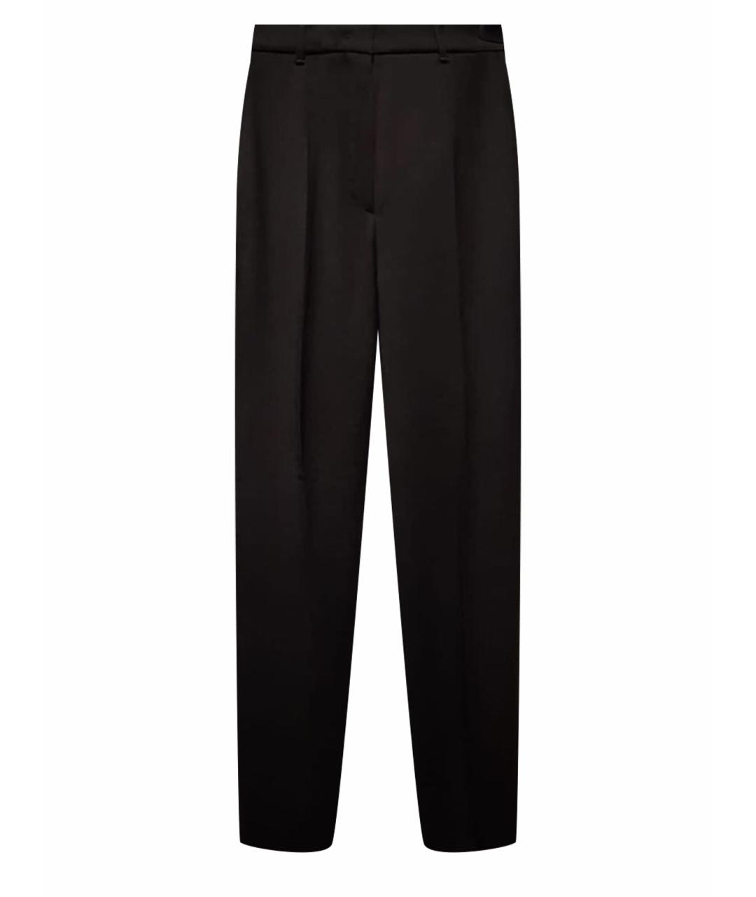 MAX MARA STUDIO Черные прямые брюки, фото 1