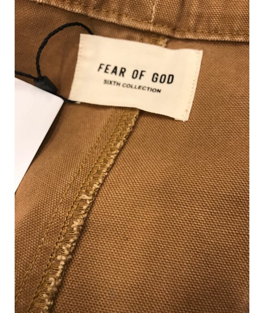 FEAR OF GOD ESSENTIALS Коричневые брюки чинос, фото 7
