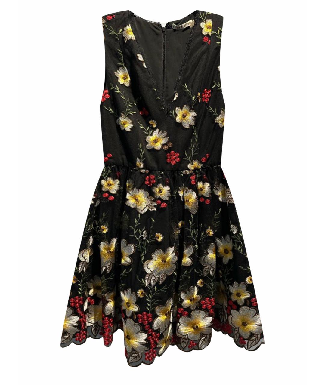 ALICE+OLIVIA Мульти полиэстеровое коктейльное платье, фото 1