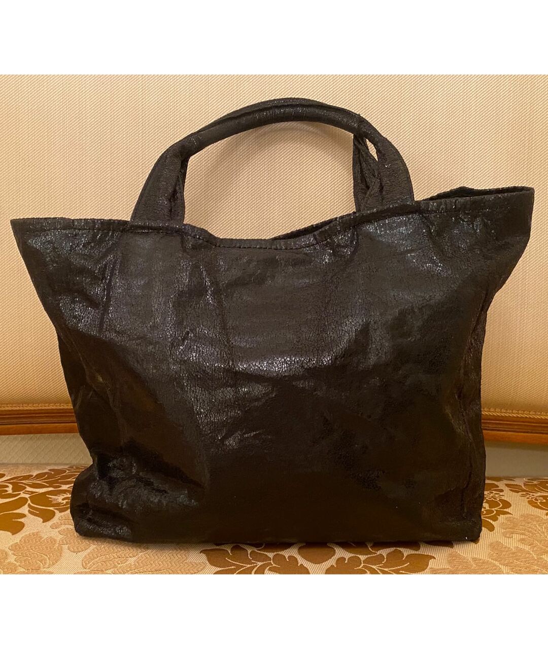 PINKO Черная сумка тоут из искусственной кожи, фото 4