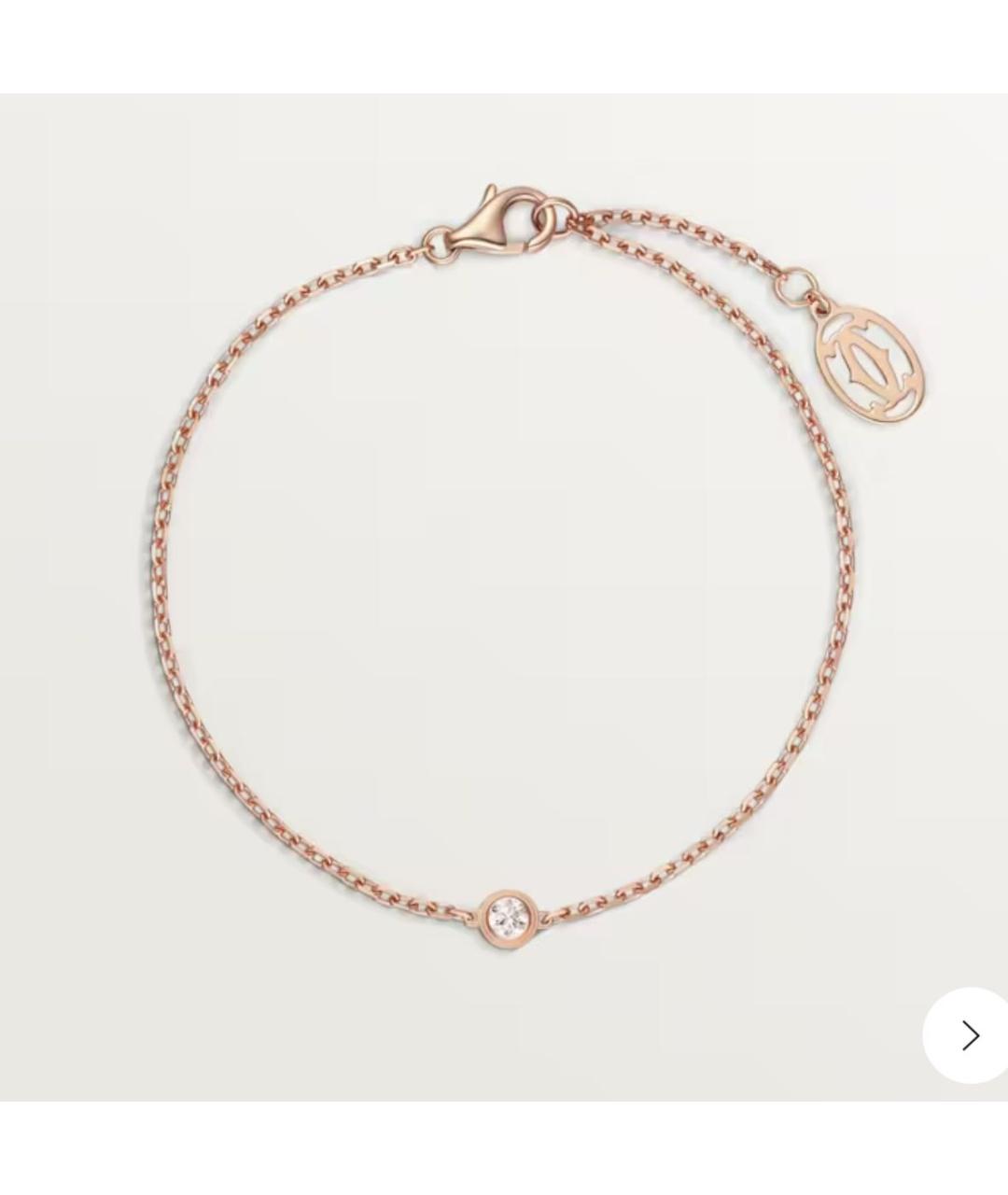 CARTIER Розовый браслет из розового золота, фото 5