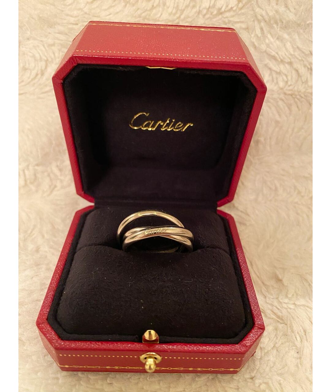 CARTIER Белое кольцо из белого золота, фото 5