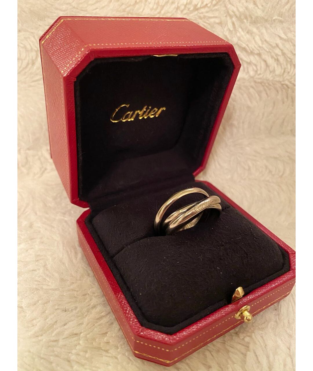 CARTIER Белое кольцо из белого золота, фото 2