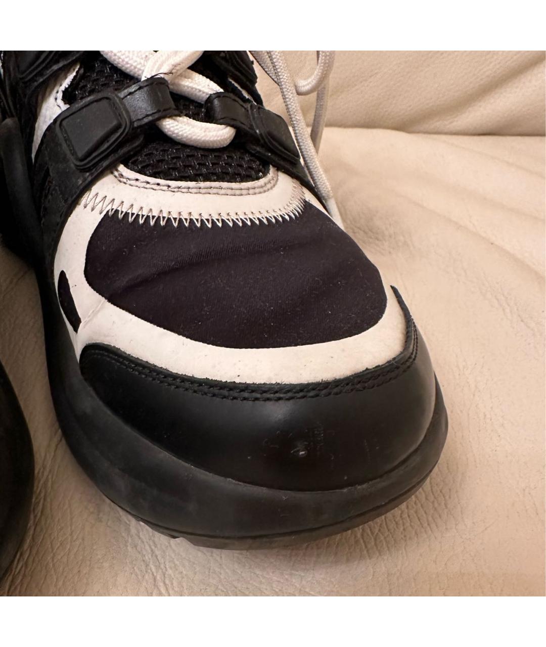 LOUIS VUITTON PRE-OWNED Черные текстильные кроссовки, фото 7