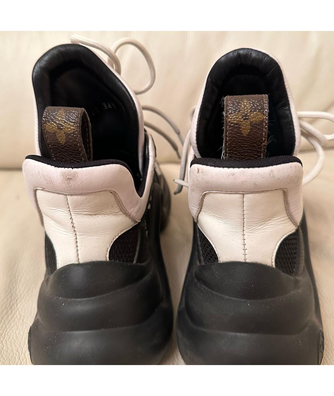 LOUIS VUITTON PRE-OWNED Черные текстильные кроссовки, фото 5