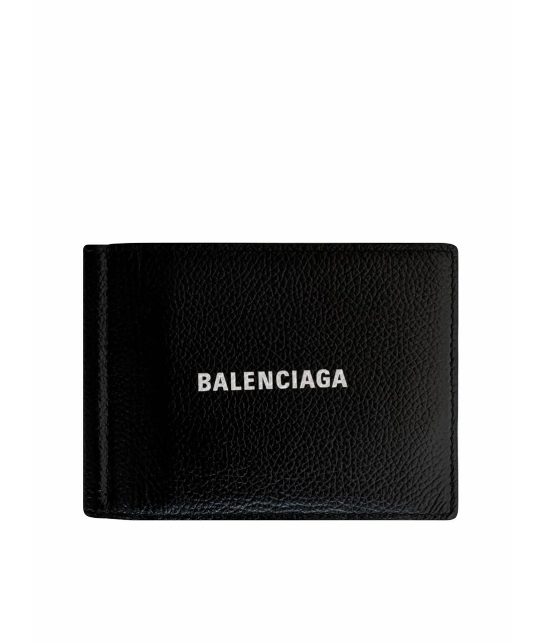 BALENCIAGA Черный кожаный кардхолдер, фото 1