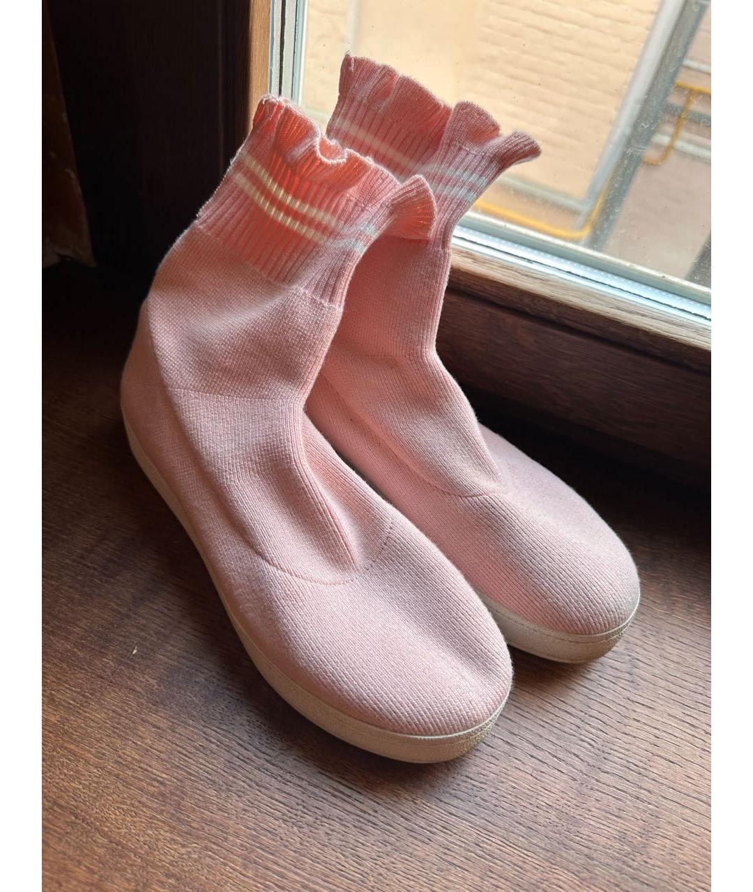 OPENING CEREMONY Розовые текстильные кроссовки, фото 2