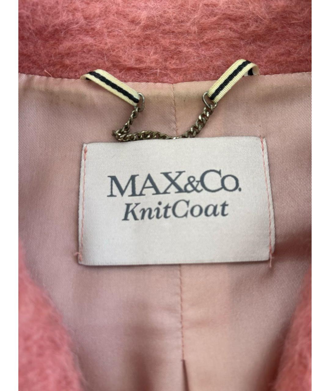 MAX&CO Коралловое шерстяное пальто, фото 3