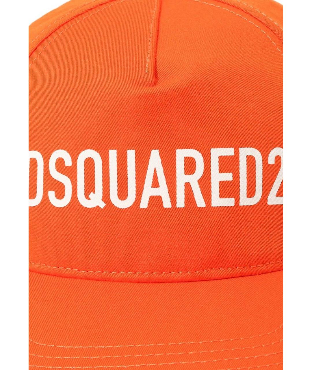 DSQUARED2 Оранжевая кепка, фото 4