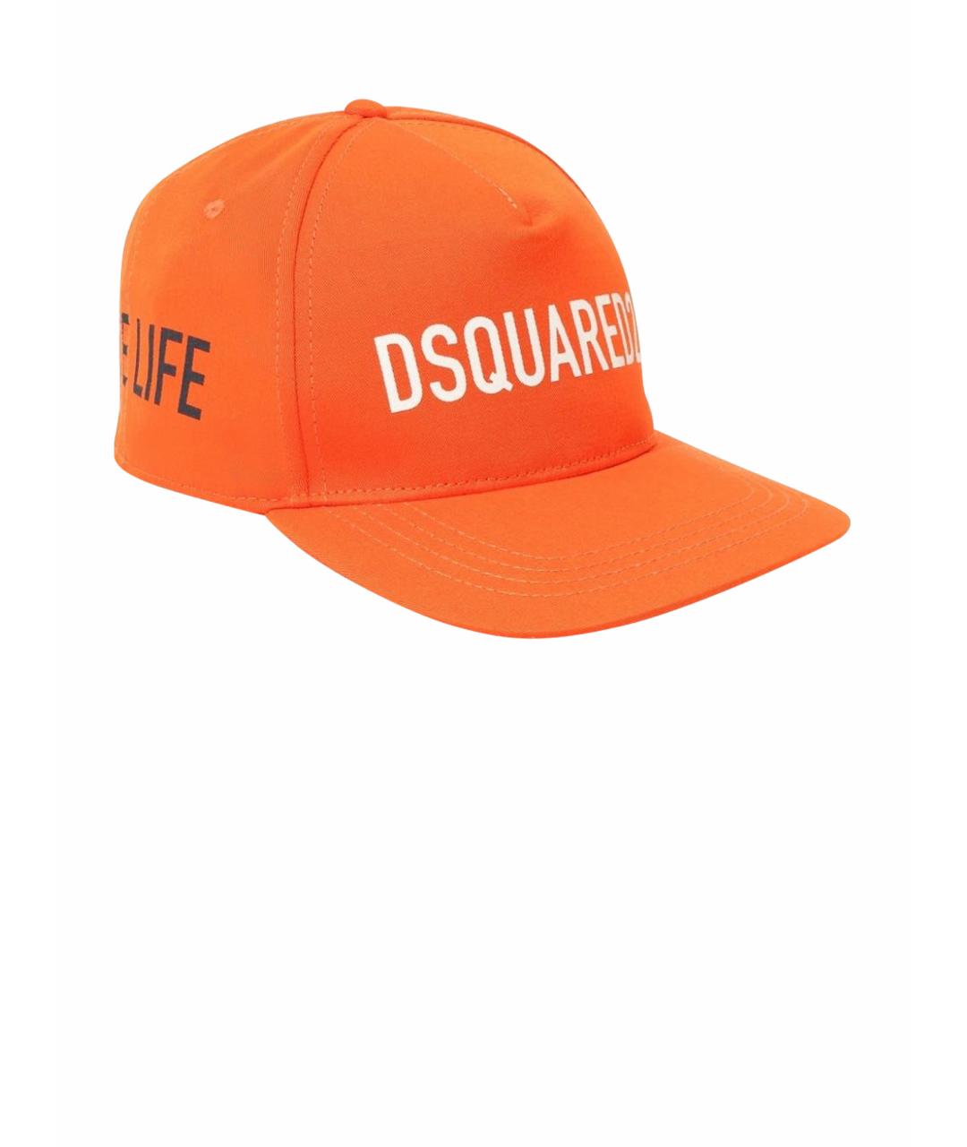 DSQUARED2 Оранжевая кепка, фото 1
