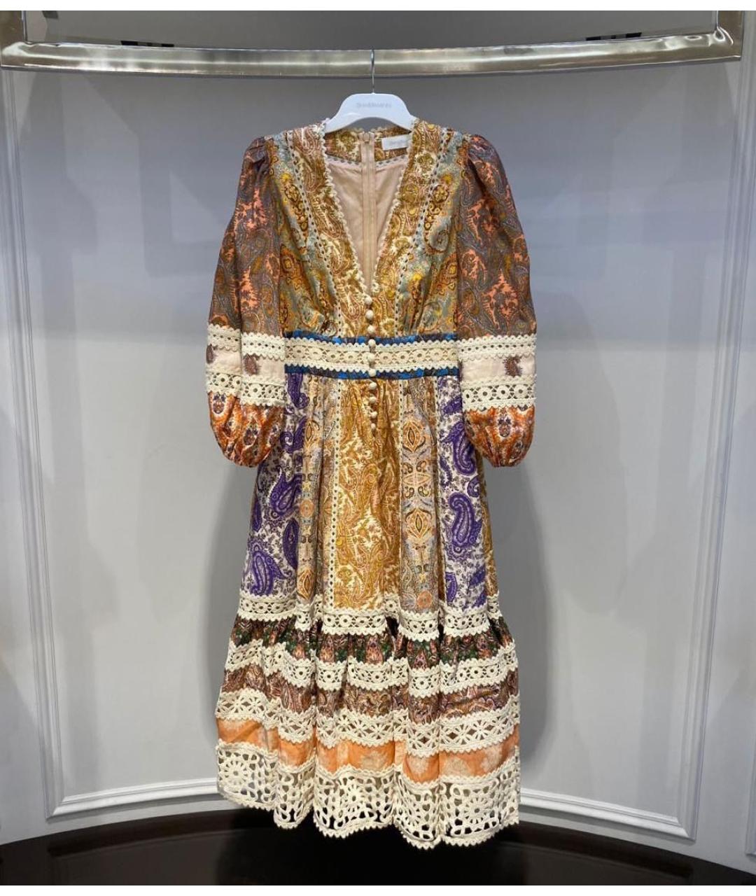 ZIMMERMANN Мульти повседневное платье, фото 2