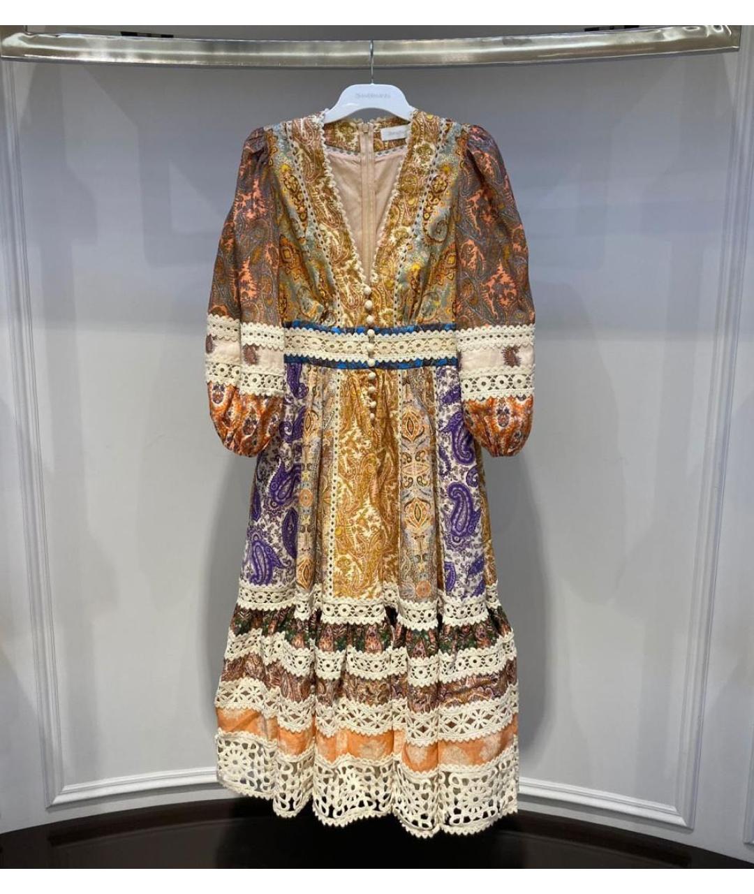 ZIMMERMANN Мульти повседневное платье, фото 3