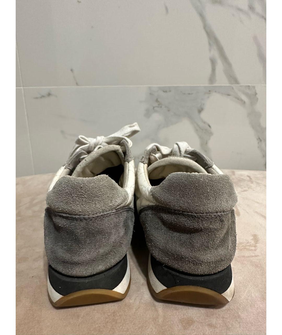 BRUNELLO CUCINELLI Серые кроссовки, фото 4
