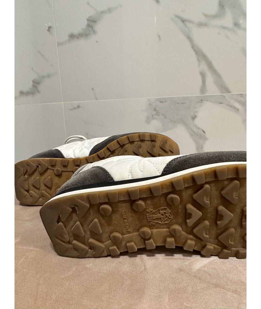 BRUNELLO CUCINELLI Серые кроссовки, фото 8